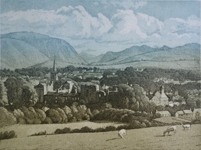 Summertime, Cockermouth - etching