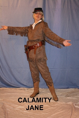 Calamity Jane Costume Hire from Vintage Years