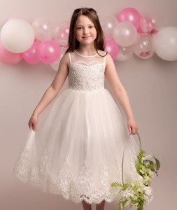 Sevva Megan ivory dress with hoop underskirt