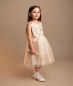 Sevva Priscilla Ivory/ gold dress and bag