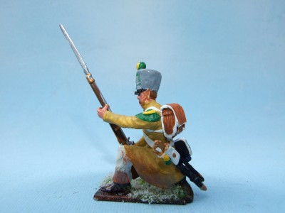 FRENCH VANGUARD KNEELING AT THE READY/ REPEL CAVALRY VOLTIGURE