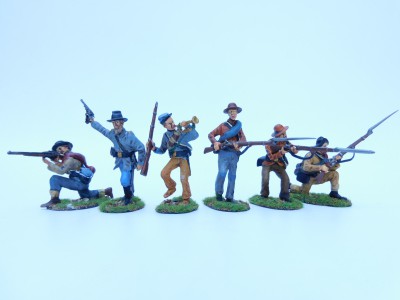 SET 7 CONFEDERATE INFANTRY BUTTER NUTS