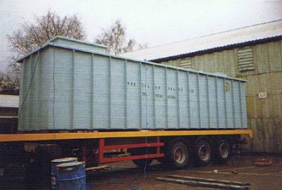 Water Storage Tank On Lorry