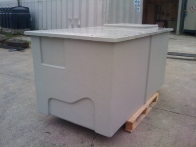 2x1x1m Pre-Insulated GRP Water Storage Tank