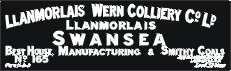 Llanmorlais Wern Colliery, Swansea