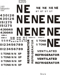 L.N.E.R. Refrigerator Vans (Black Lettering)