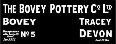 Bovey Pottery Co., Bovey Tracey