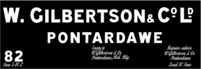 W. Gilbertson & Co., Pontadawe