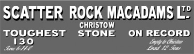 Scatter Rock Macadams Ltd., Christow
