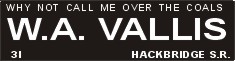 W.A. Vallis, Hackbridge.