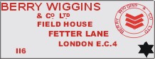 Berry Wiggins, London. (Class ''A'' tank wagon).