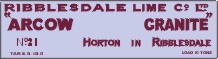 Ribblesdale Lime Co. Horton.
