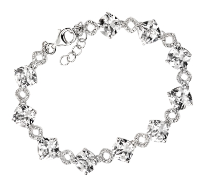 Cubic Zirconia Bracelet | Elements Silver Collection | First Choice ...