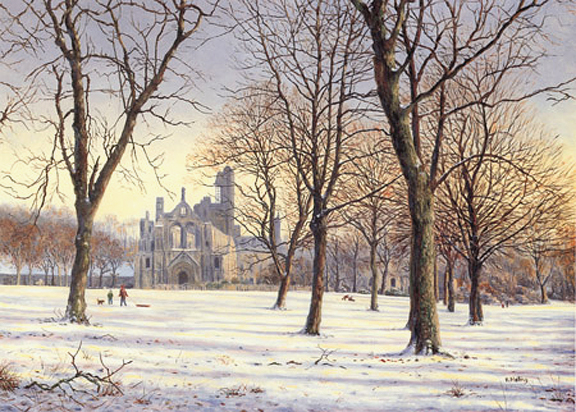 Kirkstall Abbey  -  Yorkshire. painting by Keith Melling
