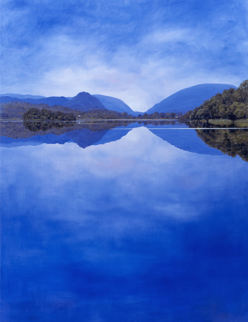 Calm Evening Grasmere, Lake District. Painting Keith Melling