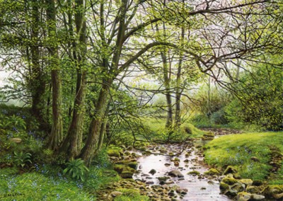 Admergill Water. Painting: Keith Melling