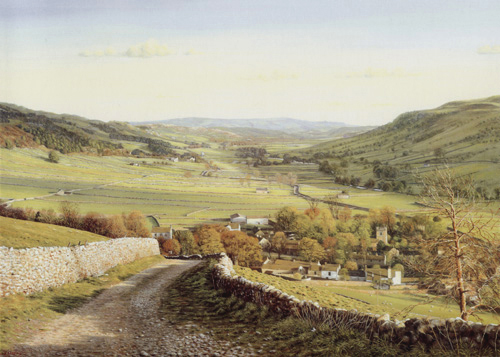 Above Kettlewell, Wharfedale. Painting: Keith Melling