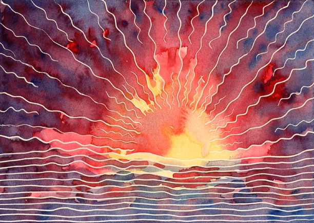 Ocean Sunset. Artist: Keith Melling
