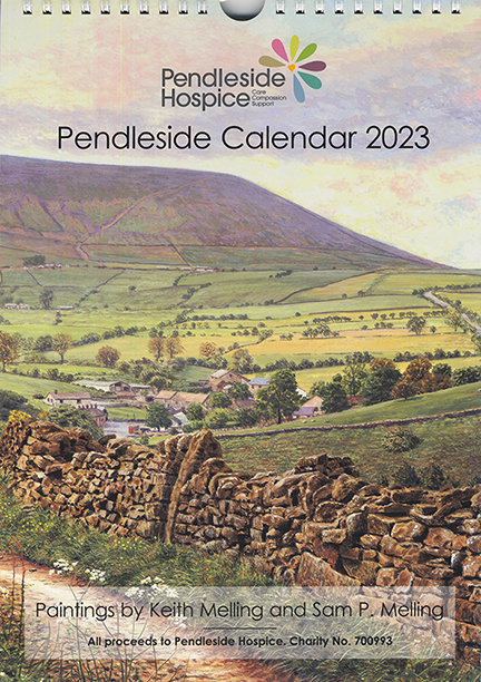 2022 Calendar, 12 paintings by Keith Melling