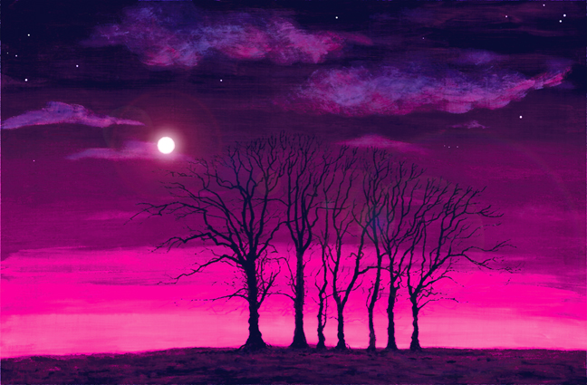Seven Trees III. Artist: Keith mnelling