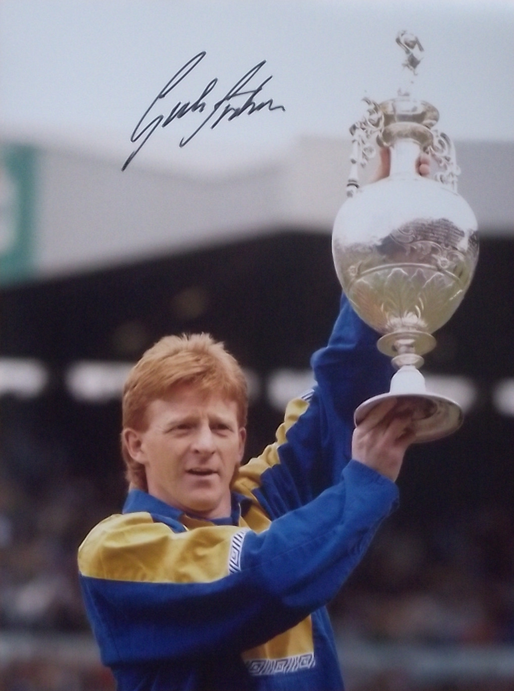 Gordon Strachan Leeds United 1991-92 Divison 1 Champions Signed Photo