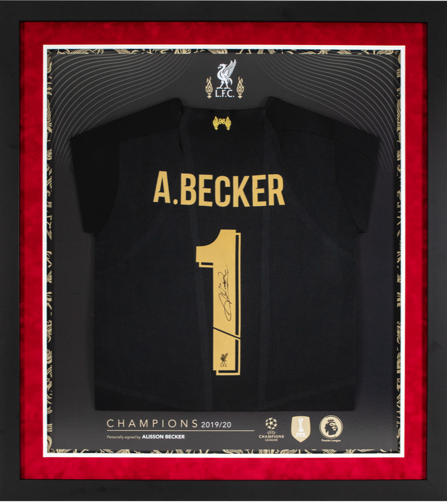 alisson becker signed shirt
