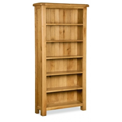 Erne oak large bookcase