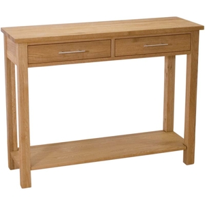 Modern Classic Solid Oak console table