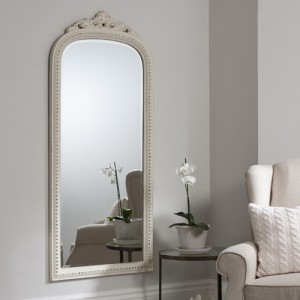 Eden mirror fawn grey 68x29in SALE £219