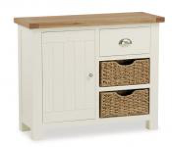 New England cream and oak Small Sideboard