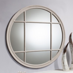 Eccelston Round cream mirror