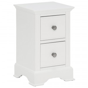 Antique white small bedside