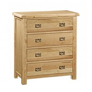 Erne lite oak 4 drawer chest of drawers