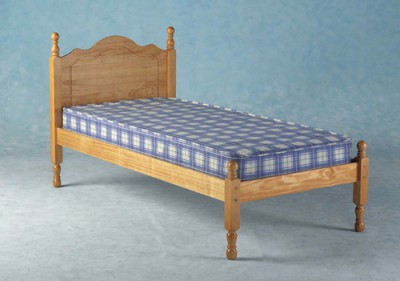 Classic pine solid single bed