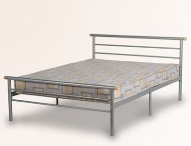Orion silver metal 4ft bed frame