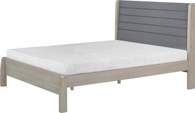 Neptune grey gloss 4ft6 double bed