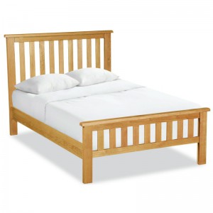 Erne light Solid Oak 5ft king size bed
