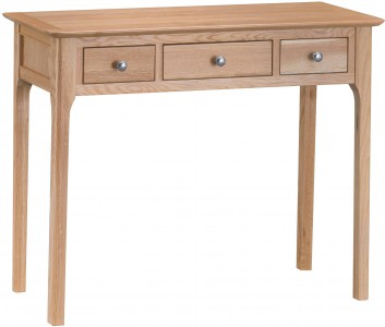 Scandinavian oak 3 drawer dressing table