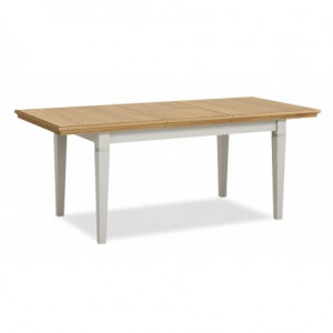 Chester grey and oak compact extending dining table