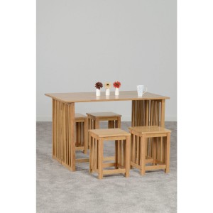 Ricmond foldaway dining set inc 2 stools
