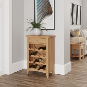 Georgia Oak wine rack