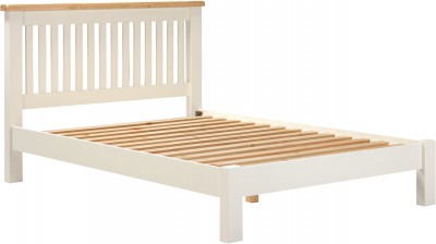 Wellington ivory 4ft6 double bed  W149xD205xH106cm