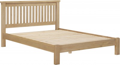 Wellington oak 5ft king size bed  W164xD217xH106cm