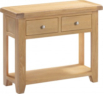 Wellington oak console table  W85xD34xH70cm