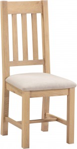 Wellington oak slatted dining chair  W46xD41xH7105cm
