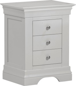 French grey bedside cabinet W50xD38xH64cm