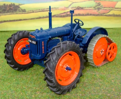 T107 T107 1951 FORDSON E27N ROADLESS Half-track with big front wheels