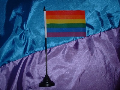 Pride Table Flag  £2.50 each with base
