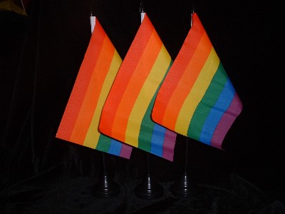 Table Flag...................Rainbow / Gay Rights  Small £2.50 & Large Available £3.50