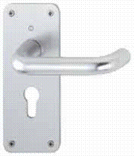 HOPPE Safety lever on flat backplate
